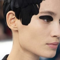 Paris puts a grungy spin on catwalk beauty