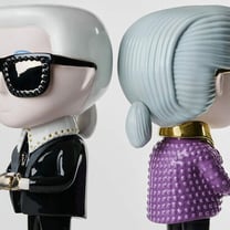 L'ultima collaborazione di Karl Lagerfeld è una scultura con Bosa