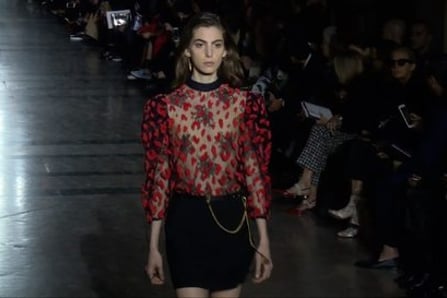 Givenchy - Women's ready to wear show Spring/Summer 2018 in Paris (with interviews).