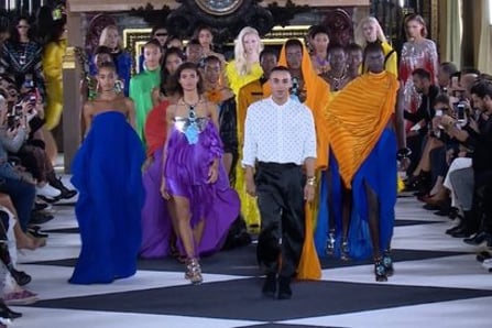 Balmain - Women's Spring/Summer 2020 collection in Paris (with interview)