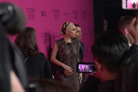 Pink Carpet & Interviews at the Victoria's Secret show in Paris