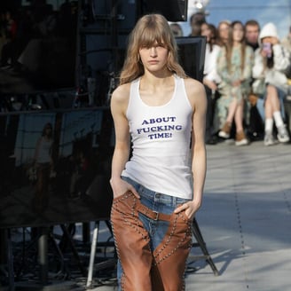 Stella McCartney campaign teaser revives retro top with hard-hitting message