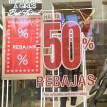 El consumo de productos rebajados en el sector textil cae del 46,5 % al 31,2 % en solo cuatro años