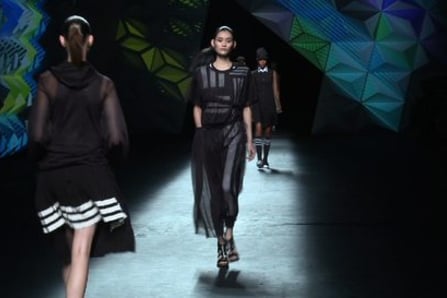 Y3 Spring Summer Women Collection 2013 in New York (ITW)