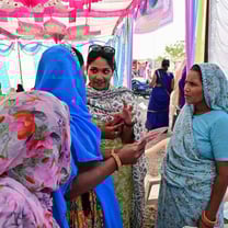 Jil Sander collaborates with Pink Maharani on Kashmir-made shawl line