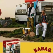 ZARAが象のキャラクター「ババール」とコラボ、メンズカプセルコレクションを発売