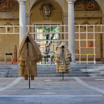 Loewe mixes wickerwork, craftsmanship and regeneration to create a unique project presented at Salone del Mobile