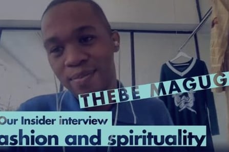 Our Insider interview: Fashion & Spirituality with Thebe Magugu