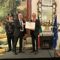 A Paul Smith il Cavalierato dell'Ordine Stella d'Italia
