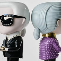 La última colaboración de Karl Lagerfeld con Bosa incluye dos esculturas