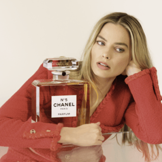 Margot Robbie unveiled as the new face of Chanel N°5